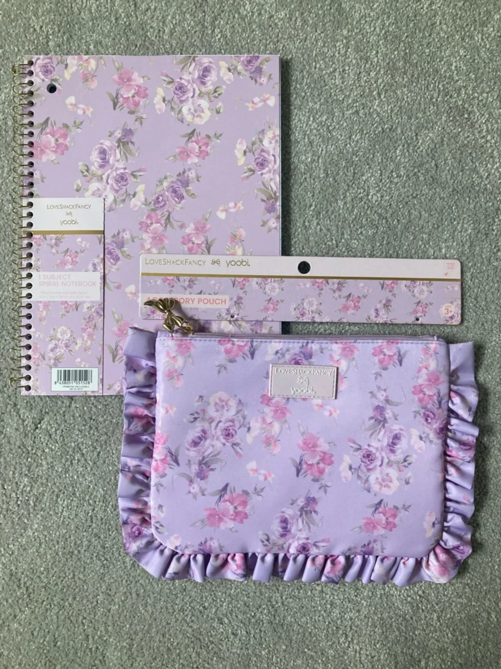 IN-HAND | LoveShackFancy x Target Happy Thoughts Spiral Notebook & Pencil Case